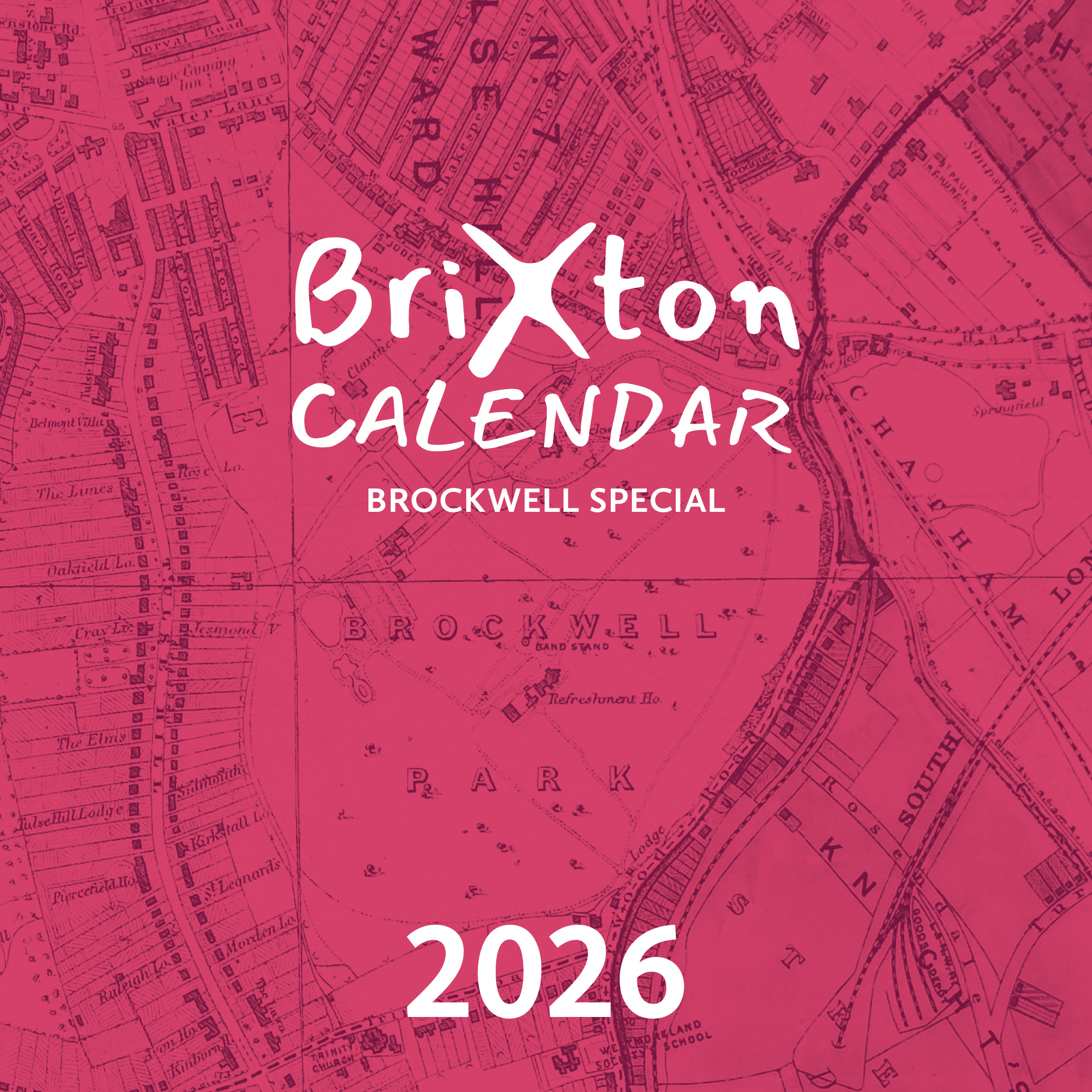 Cover Brixton Calendar 2026 front cover